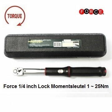 Force 1/4 inch Lock Momentsleutel 1 ~ 25Nm 6472290W