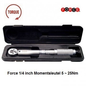 Force 1/4 inch Momentsleutel 5 ~ 25Nm 6472275K