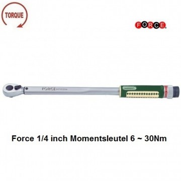 Force 1/4 inch Momentsleutel 6 ~ 30Nm 6472300W