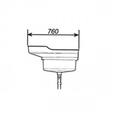 Meclube Opvangtrechter met buis 20L  ML 049-1478-000