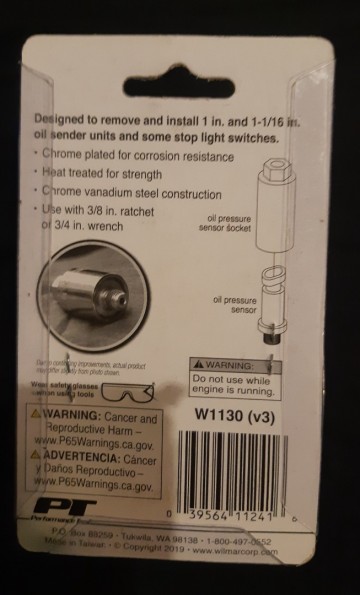 Oliedruksensor dop 2